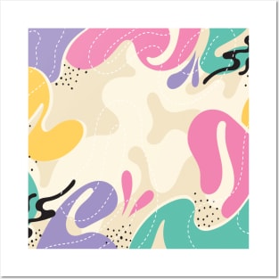 Colorful Abstract sample pattern Posters and Art